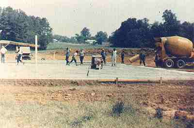 Pouring Cement